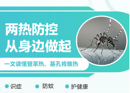 警惕！蚊子增多，“两热”来袭！出现这些症状请立即就医